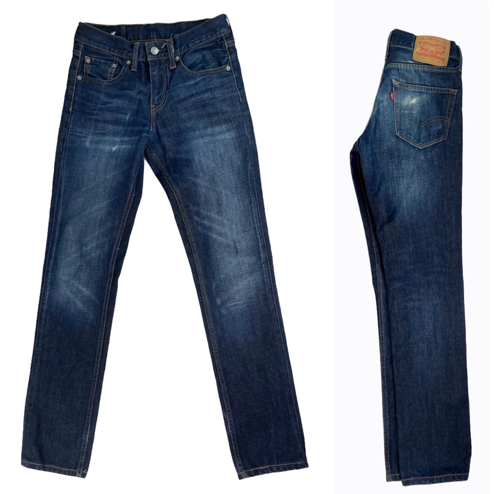 Levi’s 511 Straight Leg Authentic Faded Dark Wash